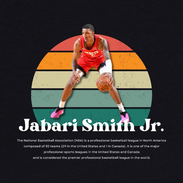 Jabari Smith Jr. Vintage V1 by Gojes Art